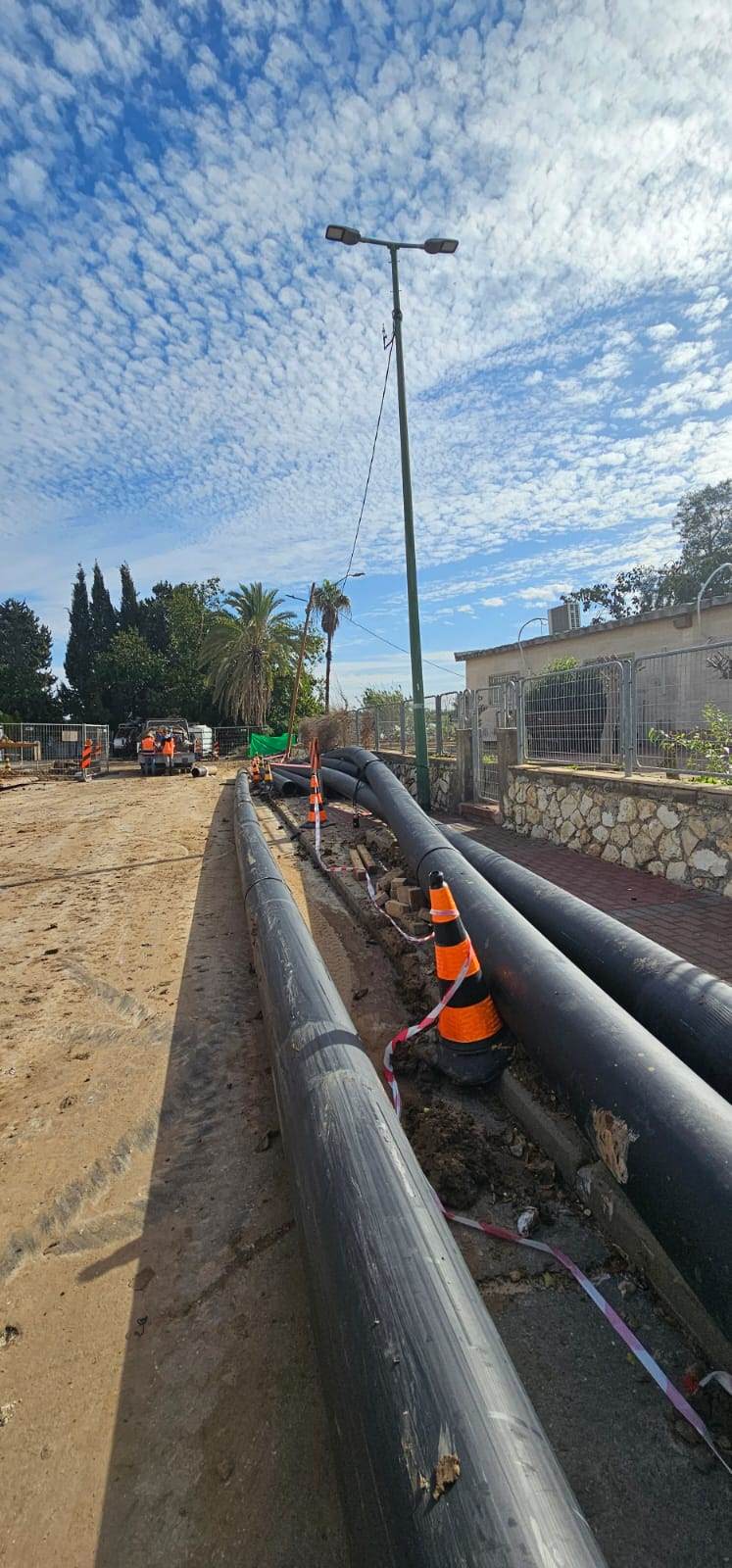 עבודות תאגיד מי אשקלון. צילום: תאגיד מי אשקלון 
