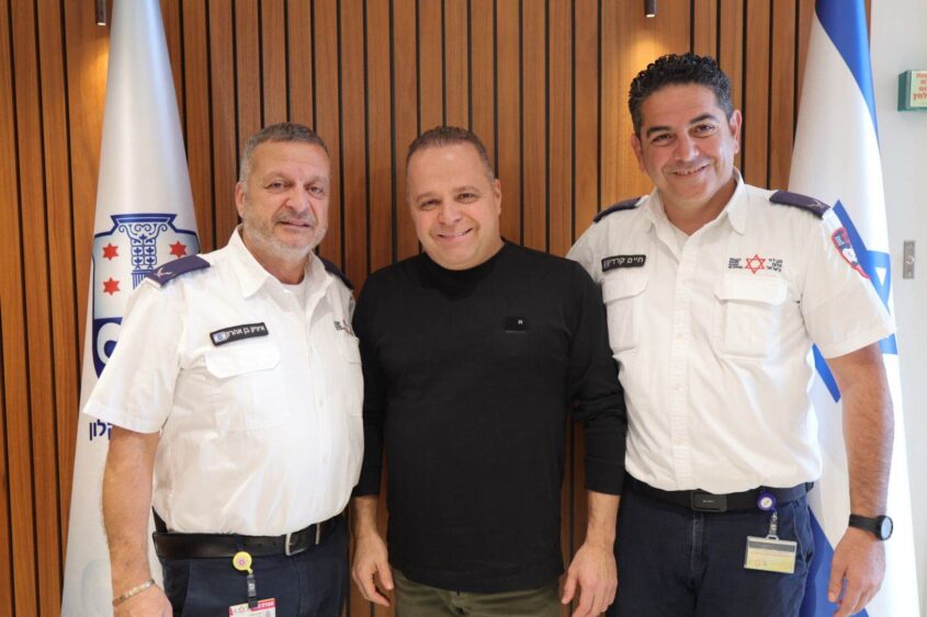 חיים קרדי, תומר גלאם, איציק בן אהרון. צילום: אלדד עובדיה