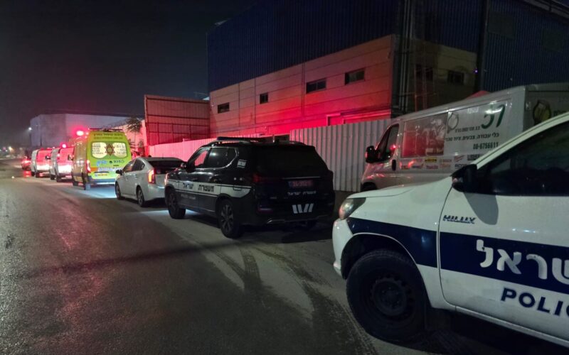 זירת האירוע ברחוב האומן