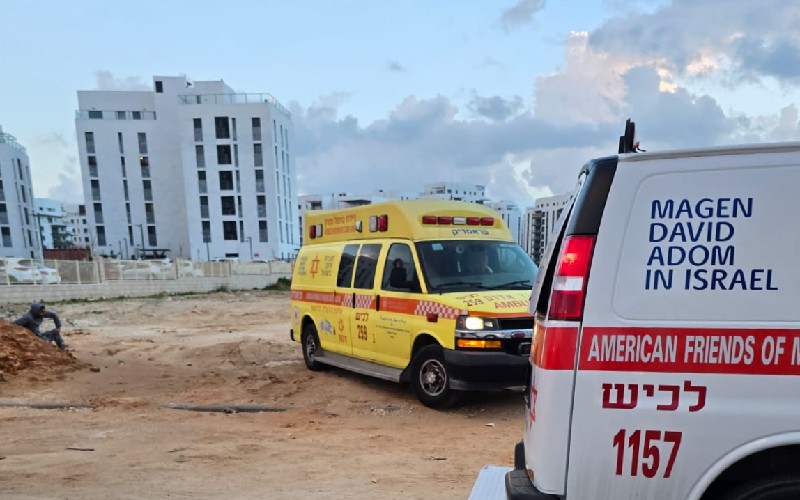 זירת האירוע ברחוב גומא. צילום: מד"א