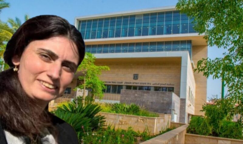 מירית לאונגר. בית משפט השלום באשקלון. צילום: אורי קריספין