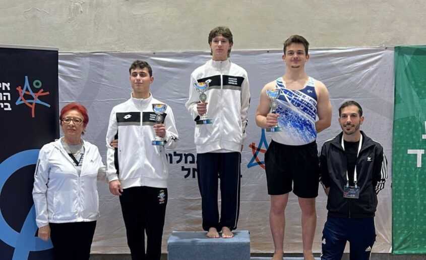 אשקלון על הפודיום בתחרות טאמבלינג