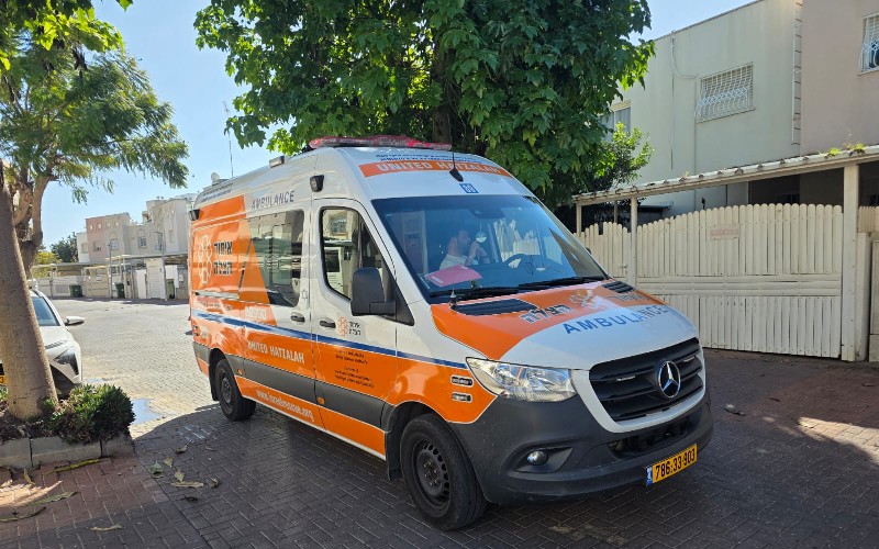 זירת האירוע ברחוב הרצוג. צילום: איחוד הצלה
