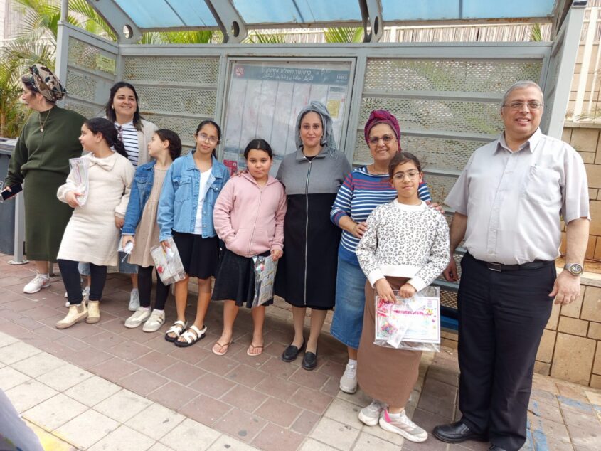 מפגש עם תלמידות עוזיאל