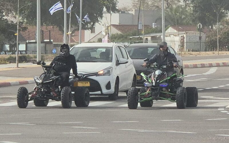 מבצע תנועה באשקלון. צילום: דוברות המשטרה