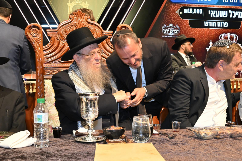 עו"ד אפרים דמרי והרב יצחק ברדא. צילום: חיים ביתן