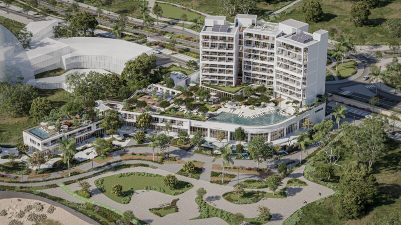 ריזורט ריף באשקלון. הדמייה: משרד אדריכלות איציק לוי