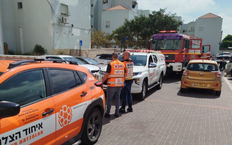 שריפה ברחוב אליעזר בן יהודה. צילום: איחוד הצלה