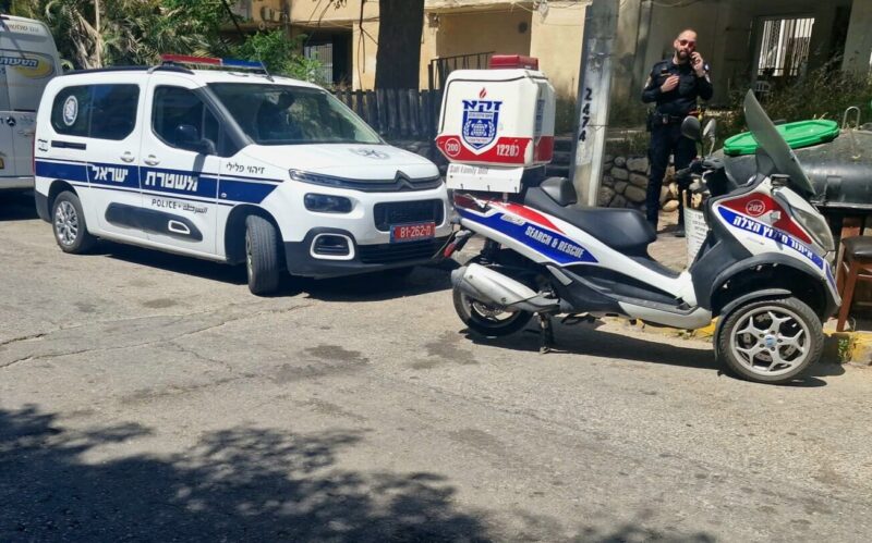 זירת האירוע ברחוב משה יוליש. צילום: זק"א