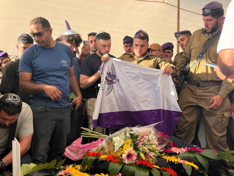 הלווית הלוחם מיכאל טיוקין. צילום: אלדד עובדיה, דוברות עיריית אשקלון