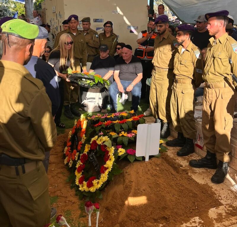 הלווית הלוחם מיכאל טיוקין. צילום: אלדד עובדיה, דוברות עיריית אשקלון