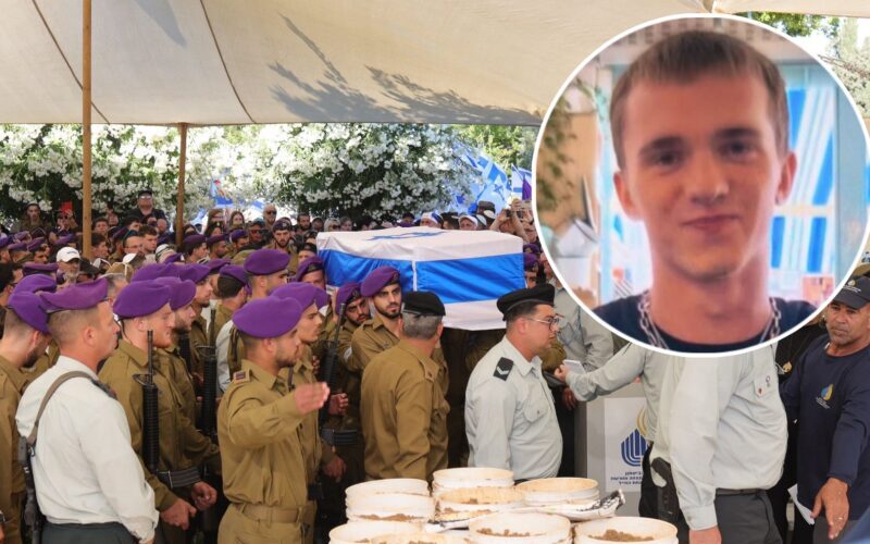 הלווית הלוחם מיכאל טיוקין. צילום: אלדד עובדיה, דוברות עיריית אשקלון