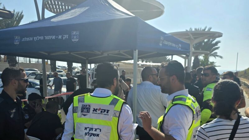 מתנדבי זק"א בחפ"ק החיפושים אחר יובל כוגן. צילום: זק"א