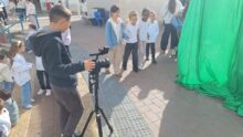 לומדים קולנוע בבית הספר לאמנויות. צילום: צוות בית הספר