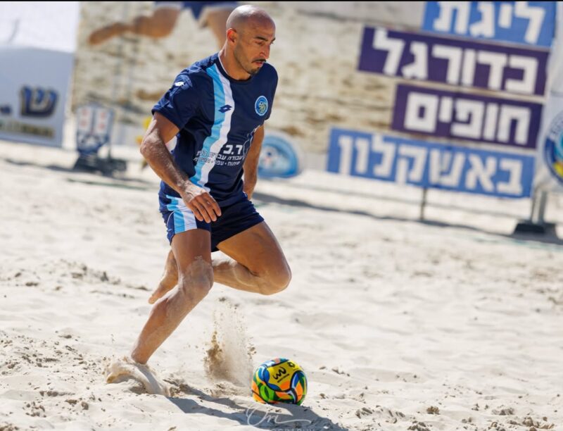 ליגת כדורגל חופים אשקלון 2026. צילום: אורי צ'רקס