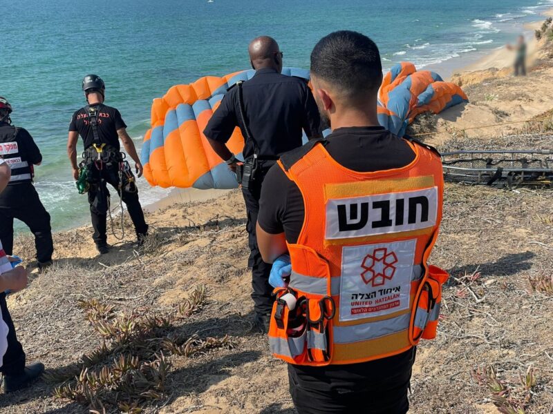 זירת ההתרסקות. צילום: איחוד הצלה