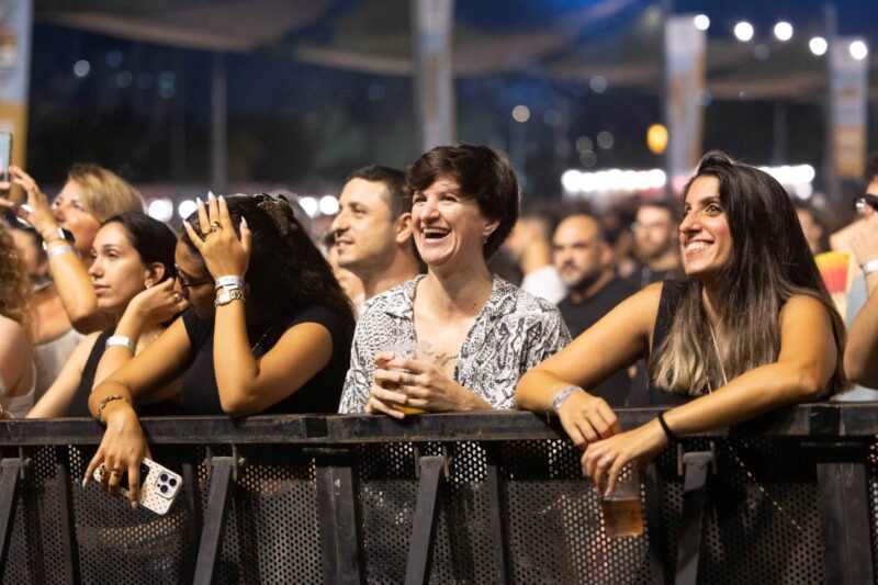 הקהל בפסטיבל הבירה אשקלון. צילום: סיון מטודי