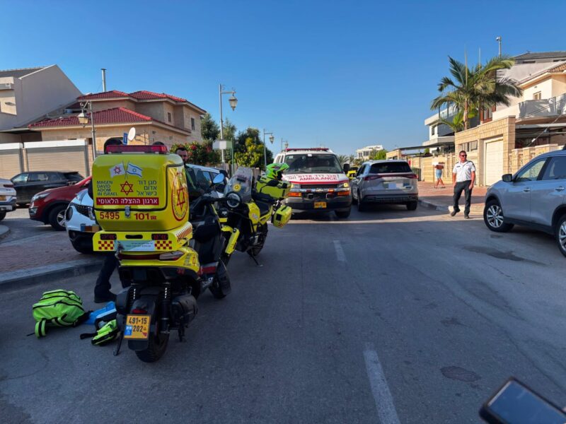 כוחות ההצלה במקום. צילום: מד"א