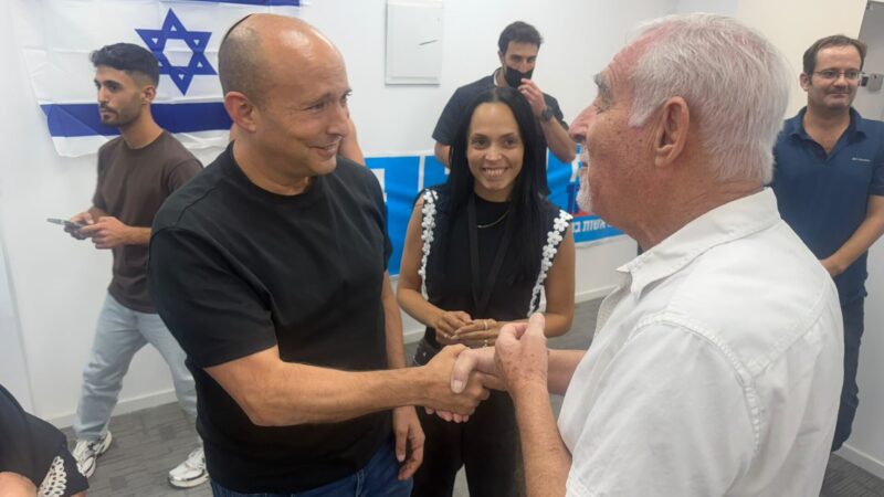 נפתלי בנט באשקלון. צילום: שלומי לוי