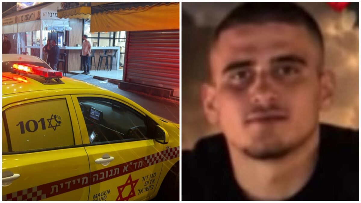 אור דוד שהרבני ז"ל וזירת הרצח. צילום: מד"א