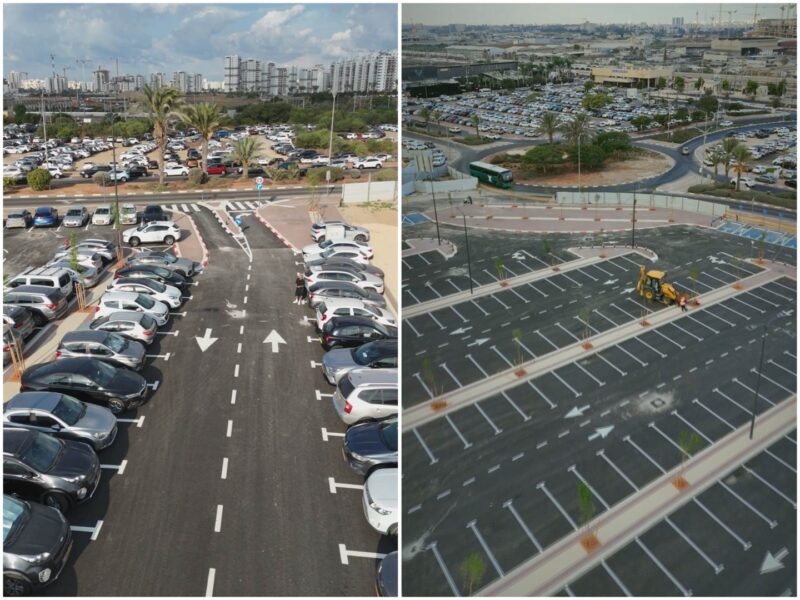 חניון הרכבת החדש. צילום: אשר דיין