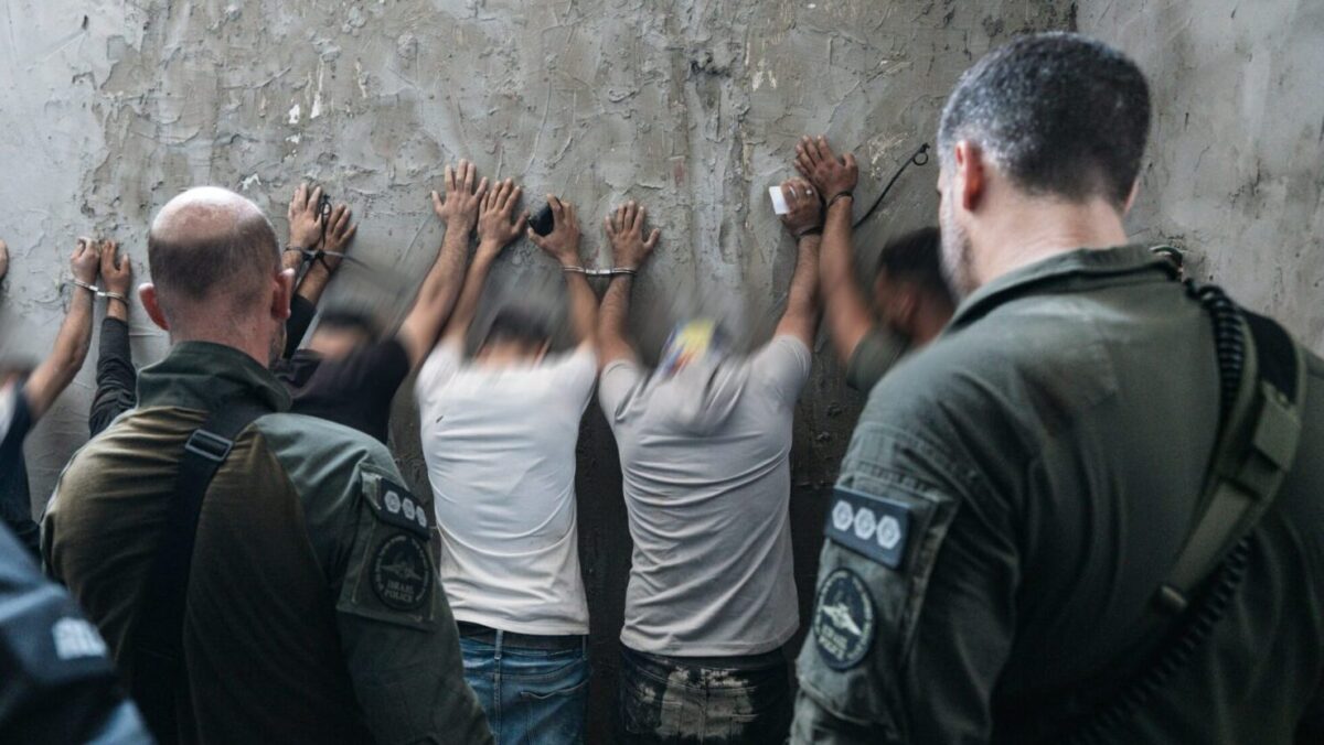 מעצר שב"חים. צילום ארכיון: דוברות המשטרה